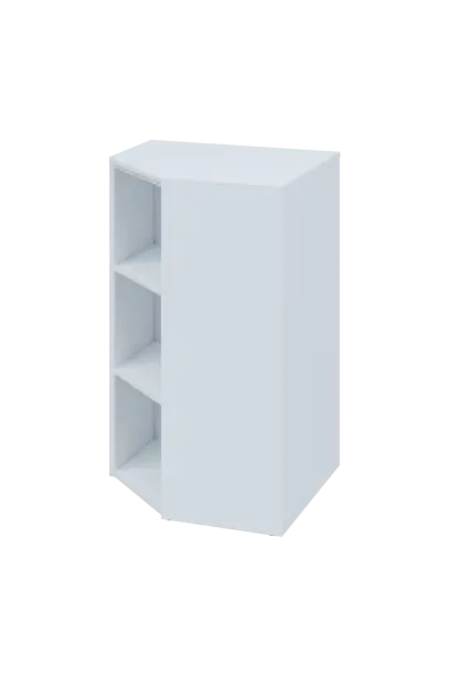 CV 3 - 7 skříň rohová, levá, 1100x700x700, bílá